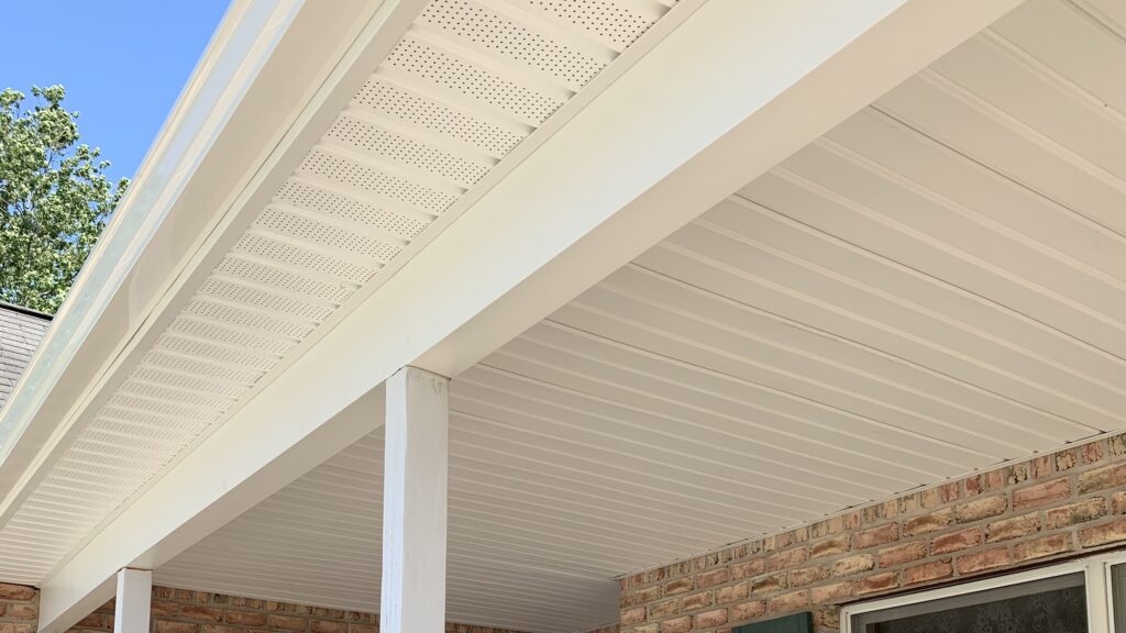 Fascia and soffit after