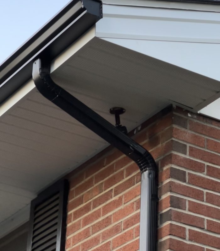 Custom gutters installed on a home in Pennsylvania